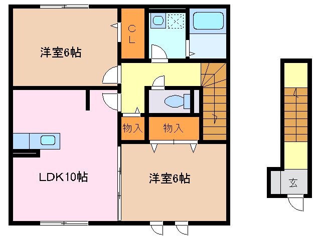 Ｇｒａｃｅ Ａｖｅｎｕｅ 旭が丘の物件間取画像