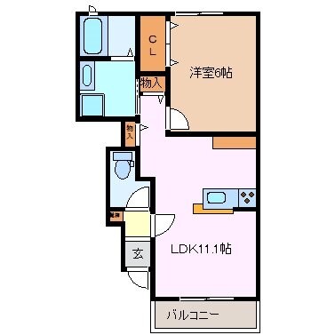 平田町駅 徒歩24分 1階の物件間取画像