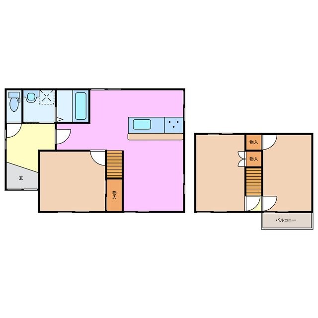 久保町西川借家の物件間取画像