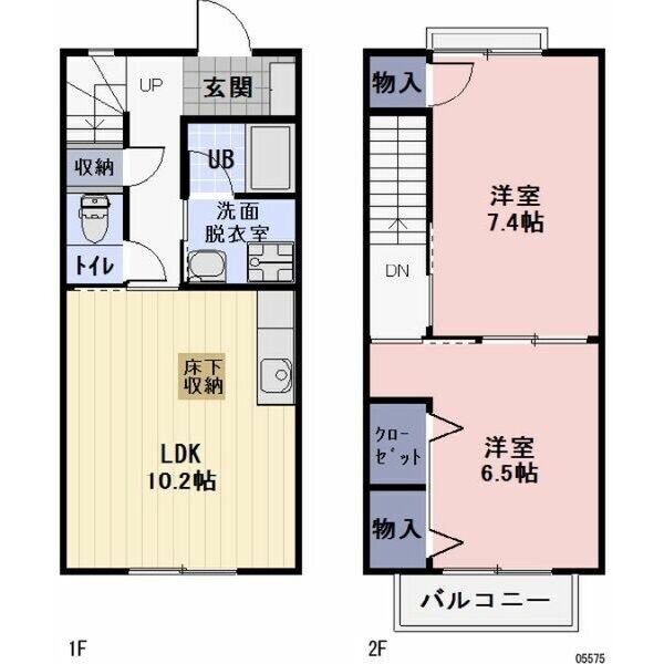 エクセルＡ棟の物件間取画像