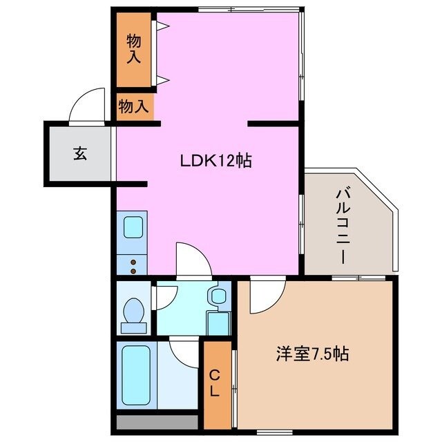 フジタ鳥羽マンションの物件間取画像