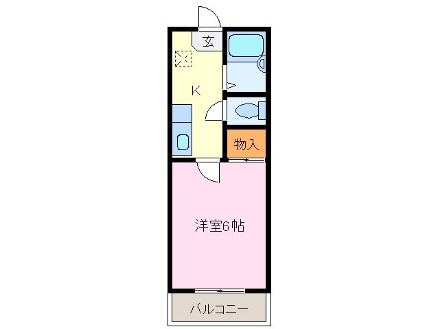 メゾンユートピアの物件間取画像