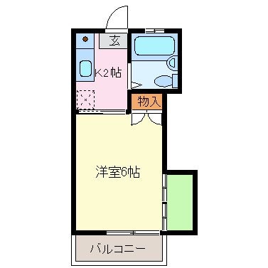 メゾンDフォースの物件間取画像