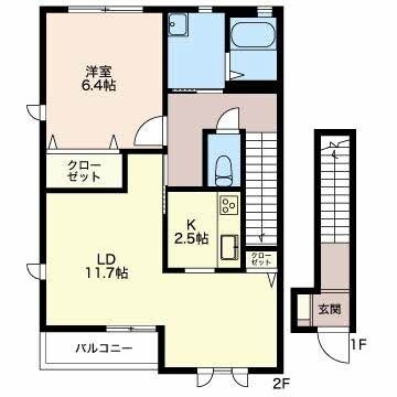 ModernoBの物件間取画像