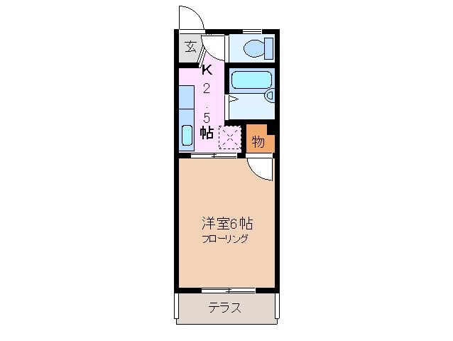 フォーブル東山の物件間取画像