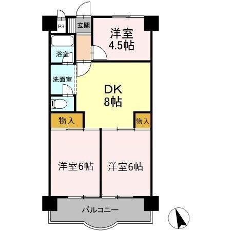 エスポア菰野の物件間取画像