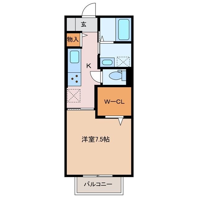 ディーシャンブル上浜町の物件間取画像