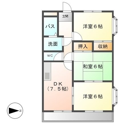 らべんだーの物件間取画像