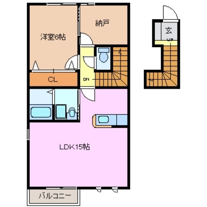 ライフプラン長岡　Aの物件間取画像