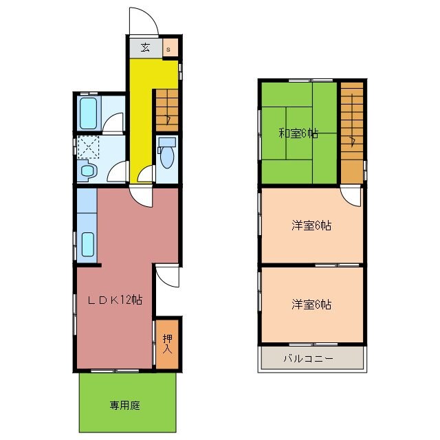 藤方M様貸家の物件間取画像