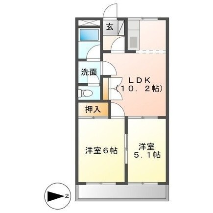 サンタプレイスの物件間取画像