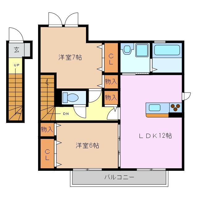 アクエリアスの物件間取画像