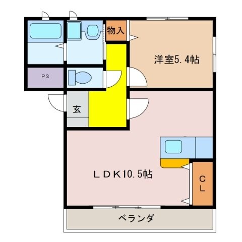 ＦｕｊｉｋａｔａＭ’ｓの物件間取画像