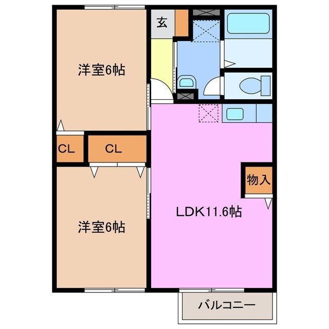 セレソ　Ｂ棟の物件間取画像