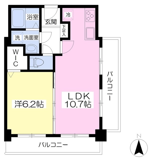 トーデンビルの物件間取画像