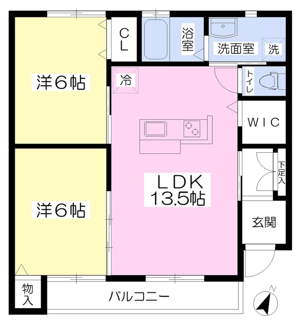 Ｓｔ’ＬＯＵＥＲ千里丘の物件間取画像