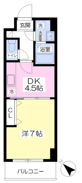 エンゼルプラザ南草津の物件間取画像