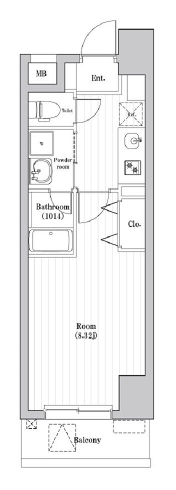 アーバンパーク三ノ輪Ⅱの物件間取画像