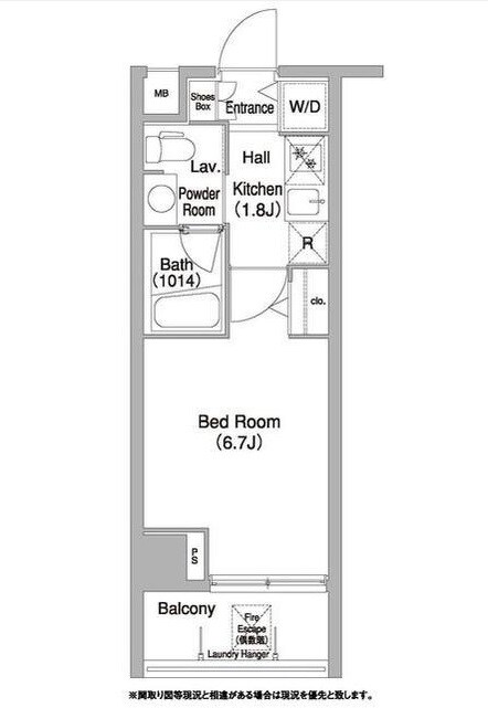 コンフォリア本所吾妻橋の物件間取画像