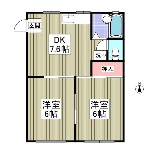 ラ・ドミールの物件間取画像