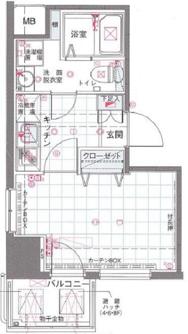 セジョリ錦糸町の物件間取画像