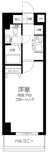 プレール・ドゥーク東京EASTⅡの物件間取画像