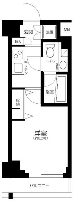 メイクスデザイン清澄白河アジールコートの物件間取画像