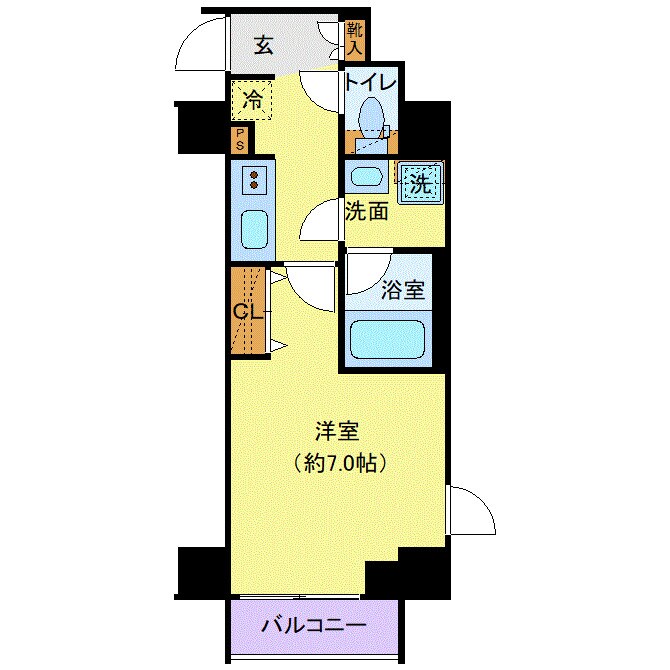 クレヴィスタ東向島の物件間取画像