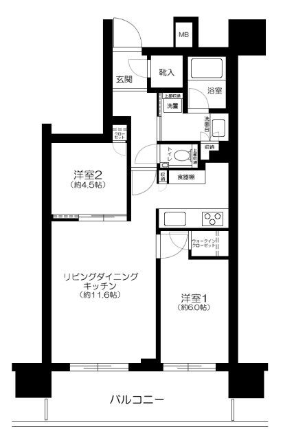 プレシス田端ブランの物件間取画像