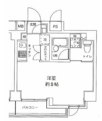 エルニシア蔵前の物件間取画像