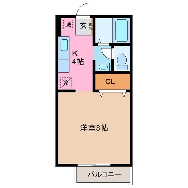 ビューコーポラス　Ｂの物件間取画像