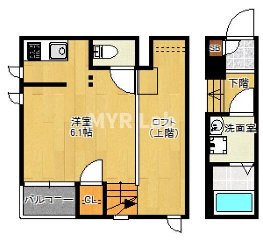 CB博多南シエナの物件間取画像