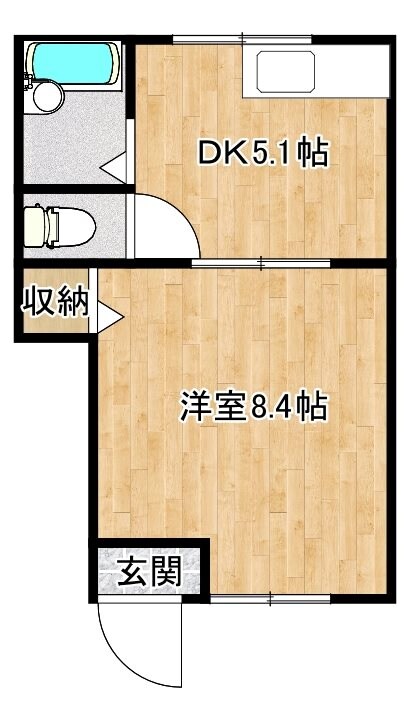 ゴールド鷹の物件間取画像