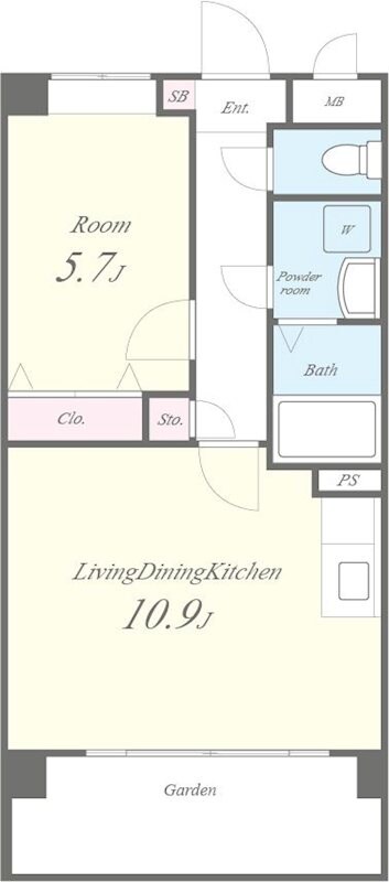 グランドアマレイVII番館の物件間取画像