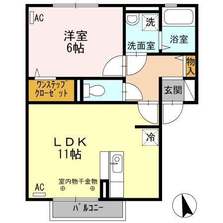 サンライズ御井の物件間取画像