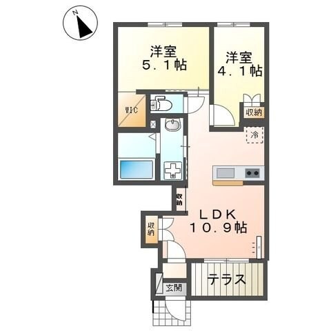 パドレ　ムールトメスクの物件間取画像