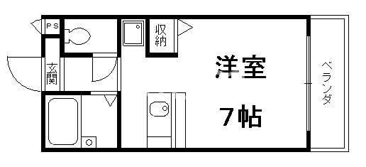 パサパ深草の物件間取画像