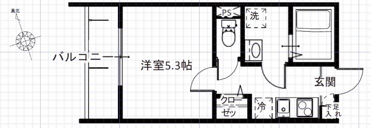 物件間取画像