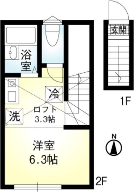 ヴェルミオンの物件間取画像