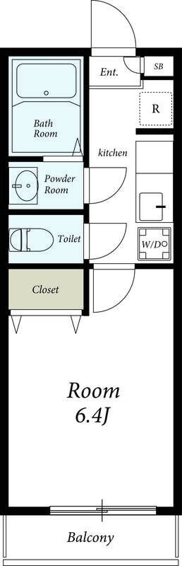 リリックコート長島の物件間取画像