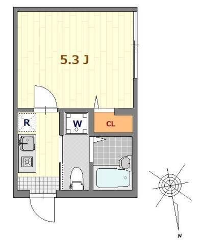 アクロスの物件間取画像