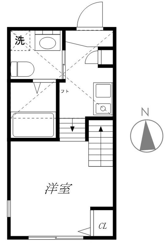 ハーモニーテラス五反野Ⅱの物件間取画像