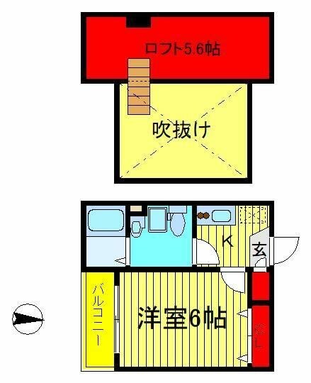 物件間取画像