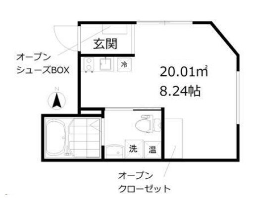 ＭＹＴＨＯＳ　ＭＡＣＨＩＹＡの物件間取画像