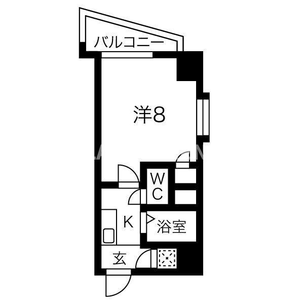 R'sレジデンス千代の物件間取画像