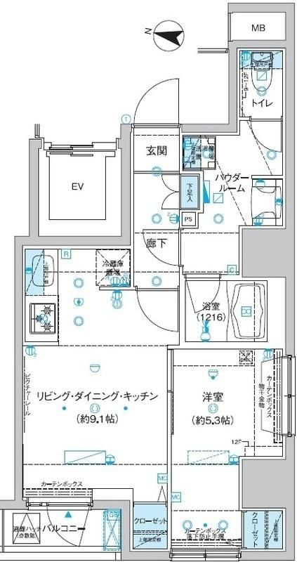 入谷駅 徒歩5分 3階の物件間取画像