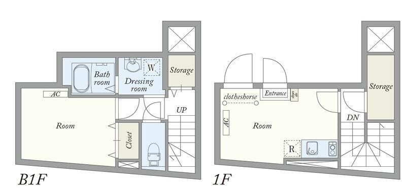 後楽プレイスの物件間取画像