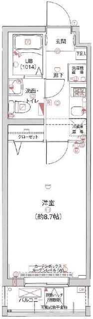 グランフォース谷在家の物件間取画像
