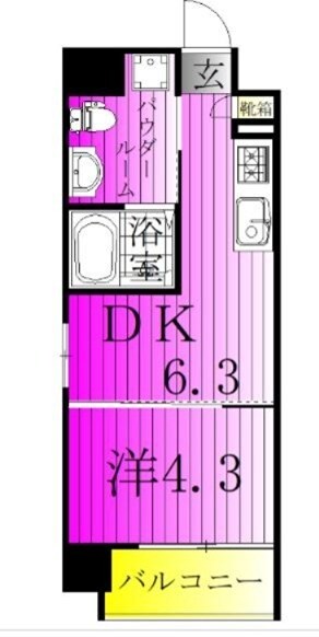 綾瀬駅 徒歩10分 4階の物件間取画像