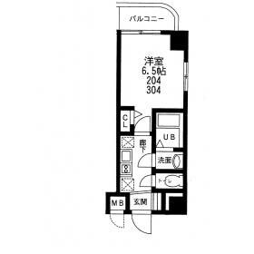Ｃｕｏｒｅ　ｎｅｚｕ　Ｄｕｅ（クオーレネヅドゥーエ）の物件間取画像